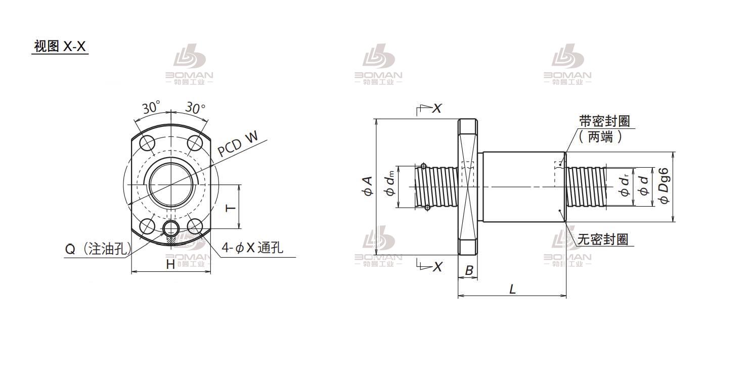 MSFD4002-6-NSK MSFD滚珠丝杠