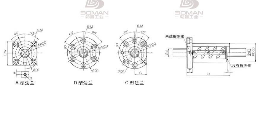 KURODA GR2805ET-CAPR 黑田滚珠丝杆作用