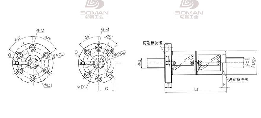 KURODA GR6306CD-CAPR 黑田标准滚珠丝杠型号