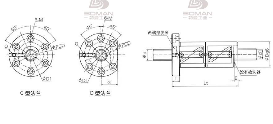 KURODA GR6310DD-CAPR c5级精密研磨丝杆黑田