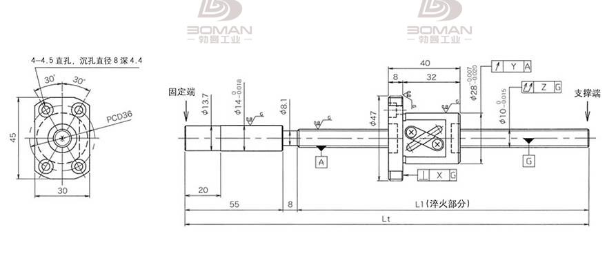 KURODA GG1010AS-BAPR-0255A 黑田精工丝杆选型