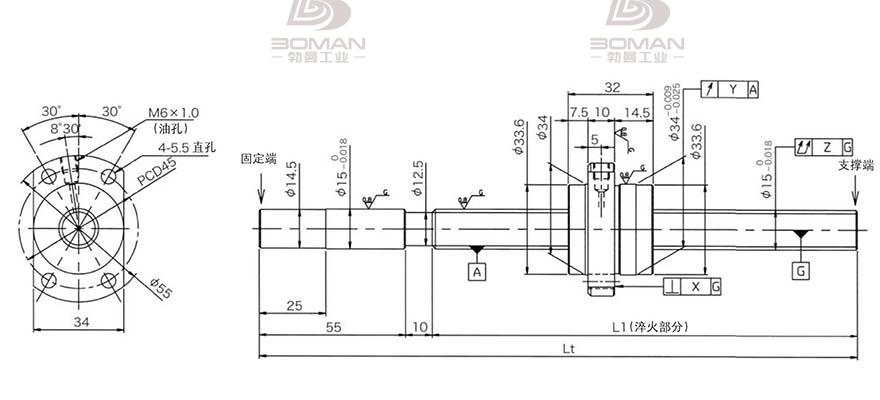 KURODA HG1525QS-HEZR-1500A 黑田丝杆代理