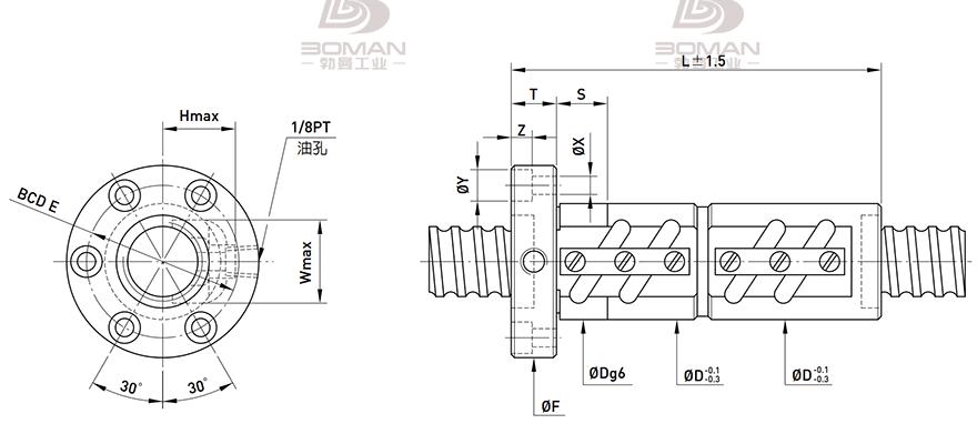 HIWIN上银 FDV HIWIN自润型丝杆