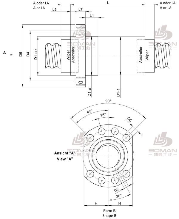 STEINMEYER施坦梅尔 1416/15.50.7,5.4 steinmeyer 丝杠