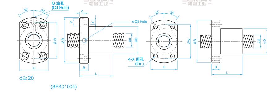 TBI SFK00601 TBI丝杠怎么区分