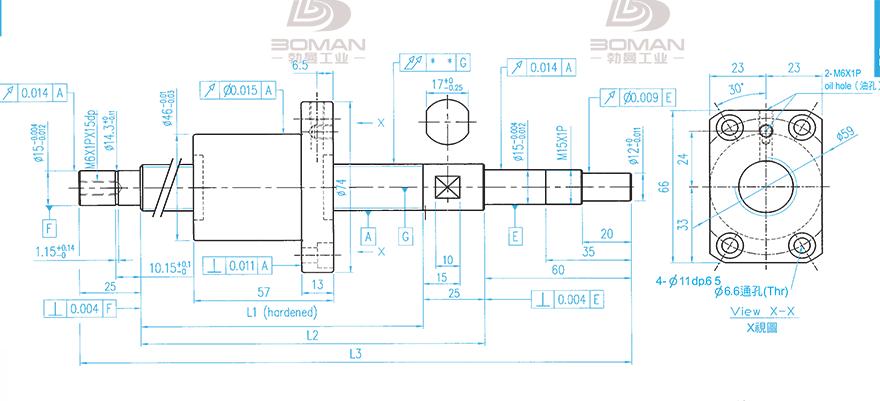TBI XSVR02010B1DGC5-399-P1 tbi滚珠丝杠和直线轴承的区别