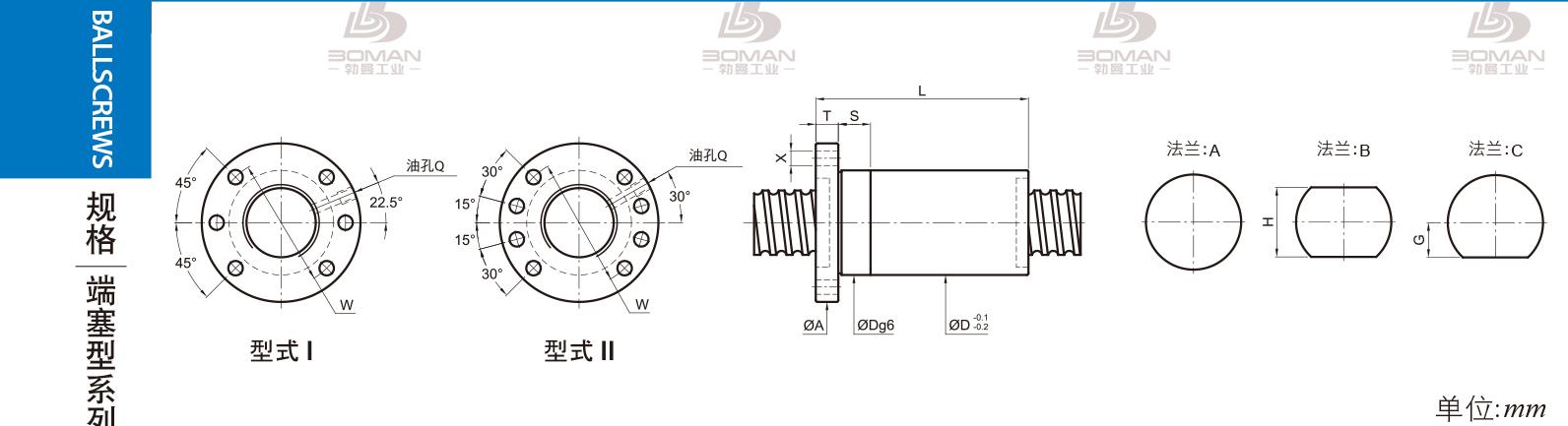 PMI FSDC4516 pmi滚珠丝杠配件