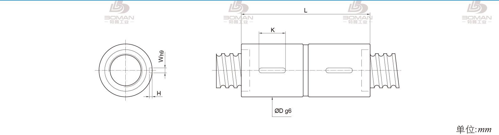 PMI RDIC8012-6 pmi滚珠丝杠厂家