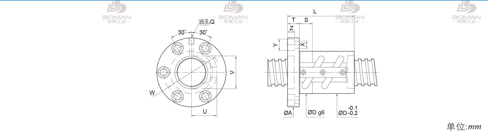 PMI FSVC3210-3 pmi丝杆精度等级