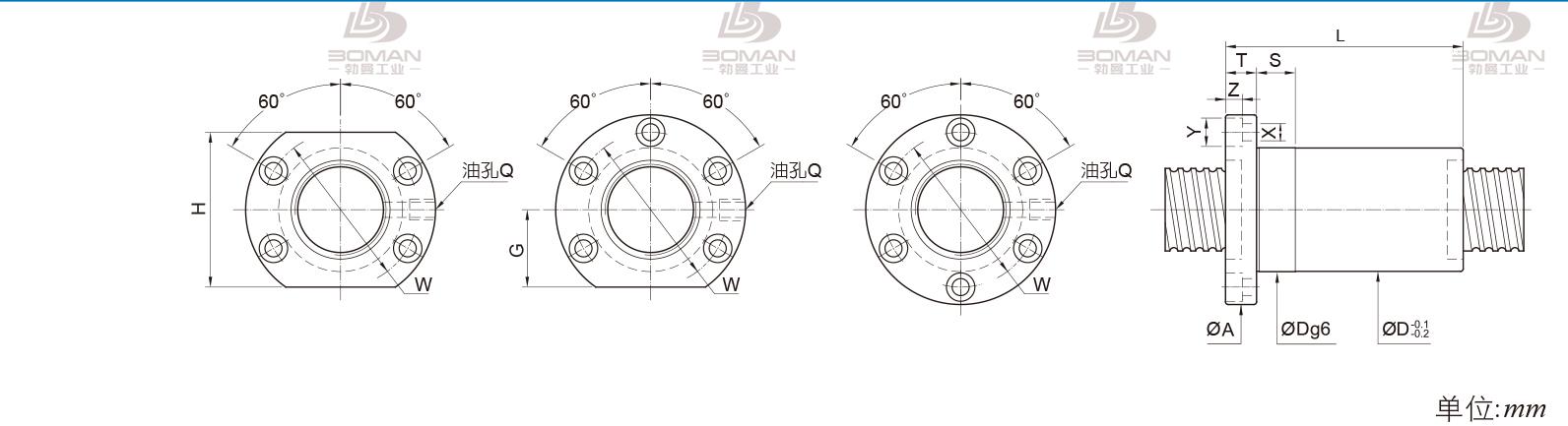 PMI FOIC4005-6 pmi丝杆供应商