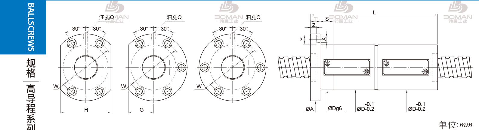 PMI FDWE10020-3.5 pmi滚珠丝杆供货价格