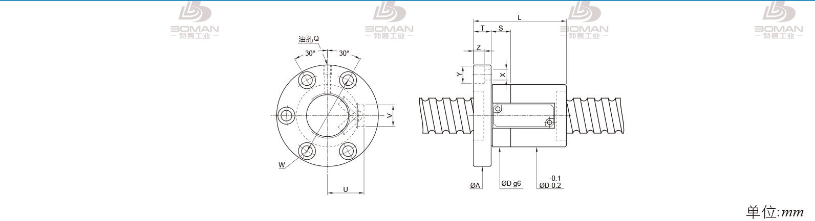 PMI FSVE2016-2.5 pmi滚珠丝杆手册