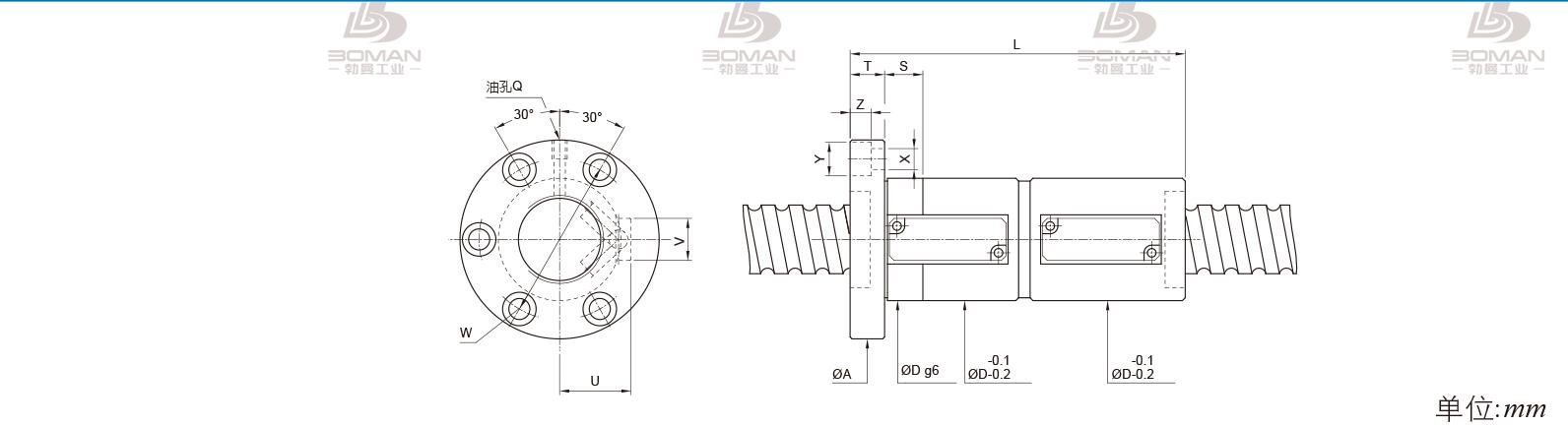PMI FDVS4516-3.5 pmi滚珠丝杠配件