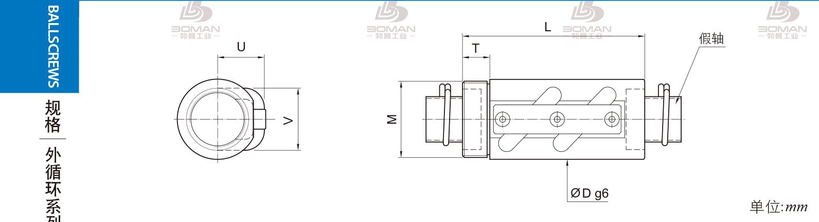 PMI RSVW2510F-2.5P pmi丝杆产地