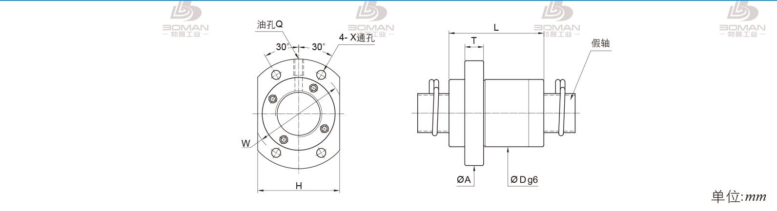 PMI FSKW3232D-7.2P pmi丝杆最高转速