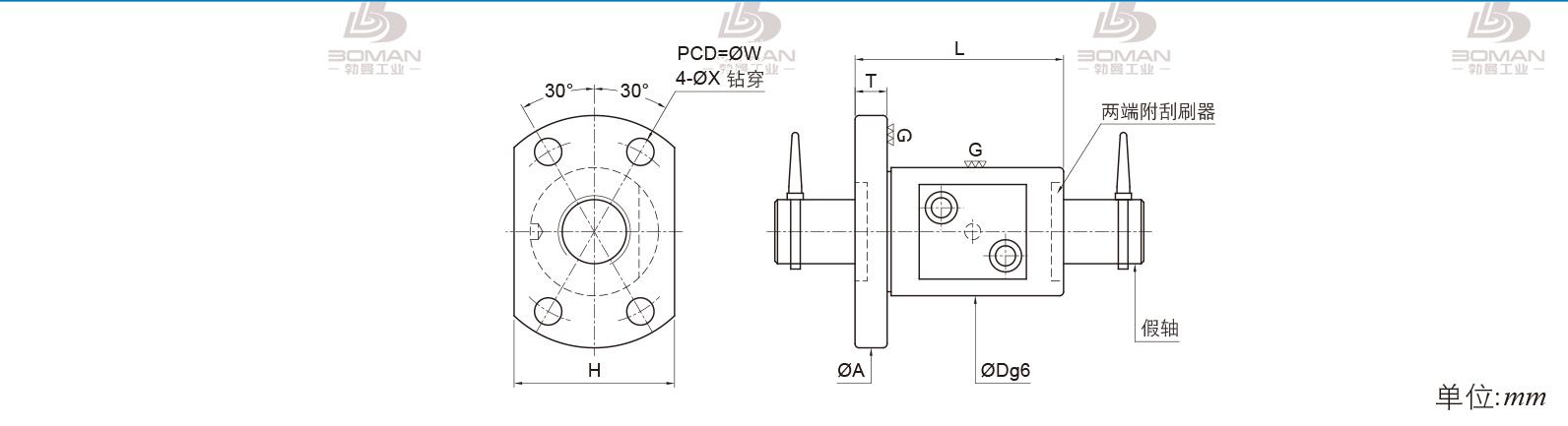 PMI FSMW00801X-2.5P pmi丝杆代理商