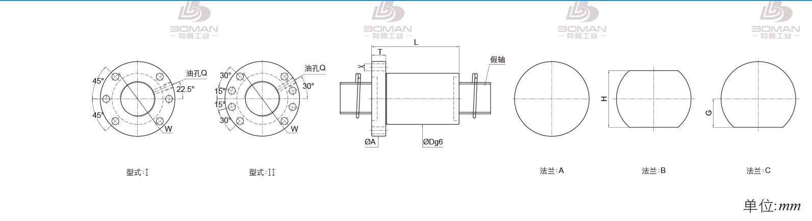 PMI FSDW2504A-3.0P pmi丝杆东莞
