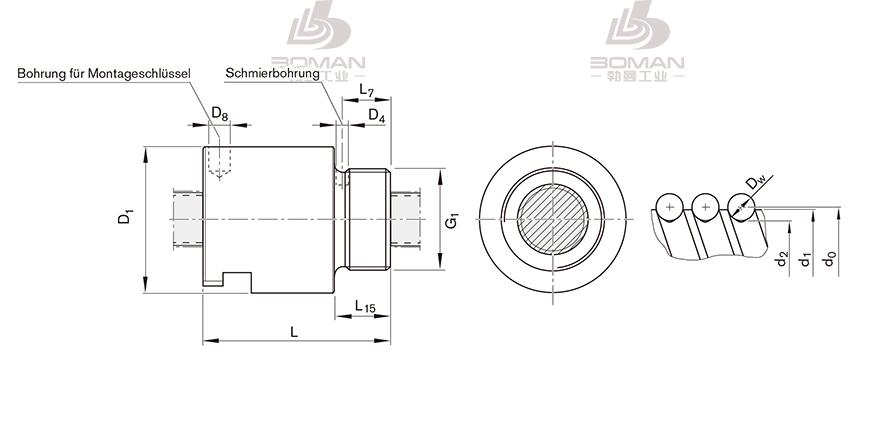 REXROTH R2542 TSK丝杠