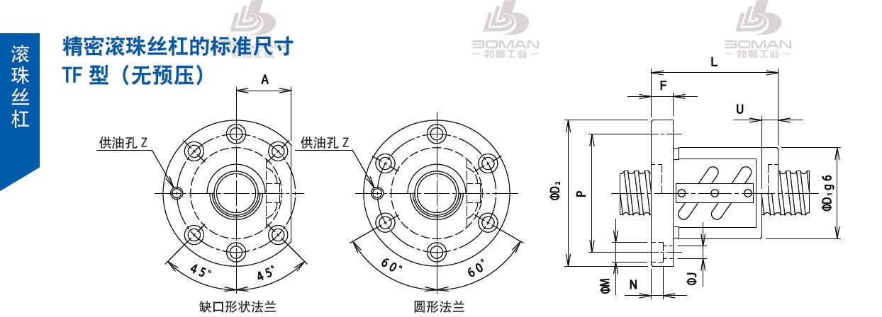 TSUBAKI 40TFJ5 tsubaki滚珠丝杠