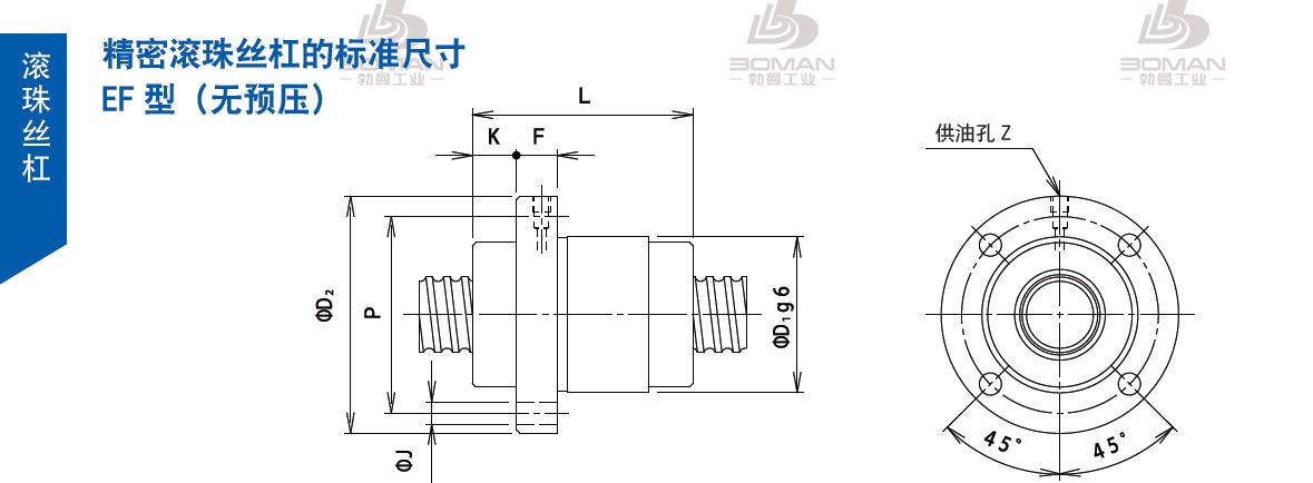 TSUBAKI 25EF1D50 tsubaki数控丝杆螺母