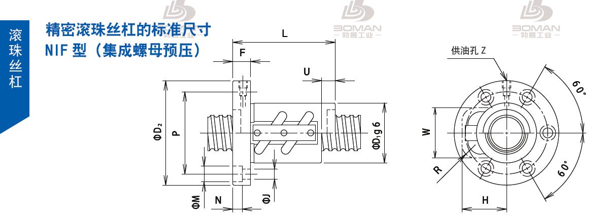 TSUBAKI 50NIFO10 丝杆 tsubaki