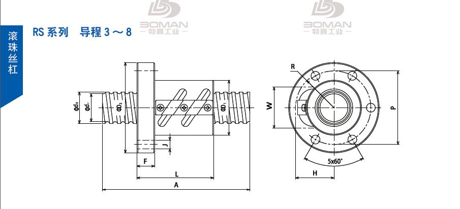 TSUBAKI 20RSB5L tsubaki是什么牌子的丝杆